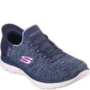 SKECHERS 10.5 Unisex SLIP-INS: Comfy Summits - Dazzling Haze Shoe
